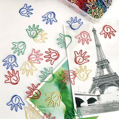 10pcs Alien Paper Clips Cute Office Stationery