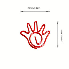 10pcs Alien Paper Clips Cute Office Stationery