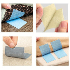 Anti Curling Carpet Tape Self adhesive Double sided Hook And Loop Tape