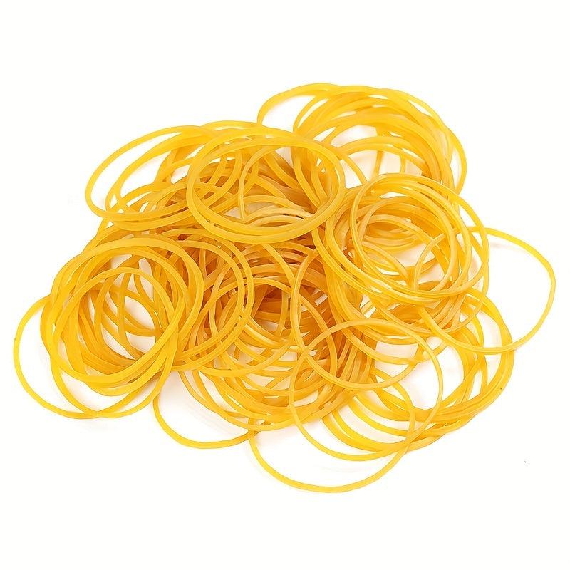 Yellow Rubber Bands 3.81 cm Diameter 180-1800 Pcs School Office Home Stationery