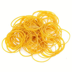Yellow Rubber Bands 3.81 cm Diameter 180-1800 Pcs School Office Home Stationery
