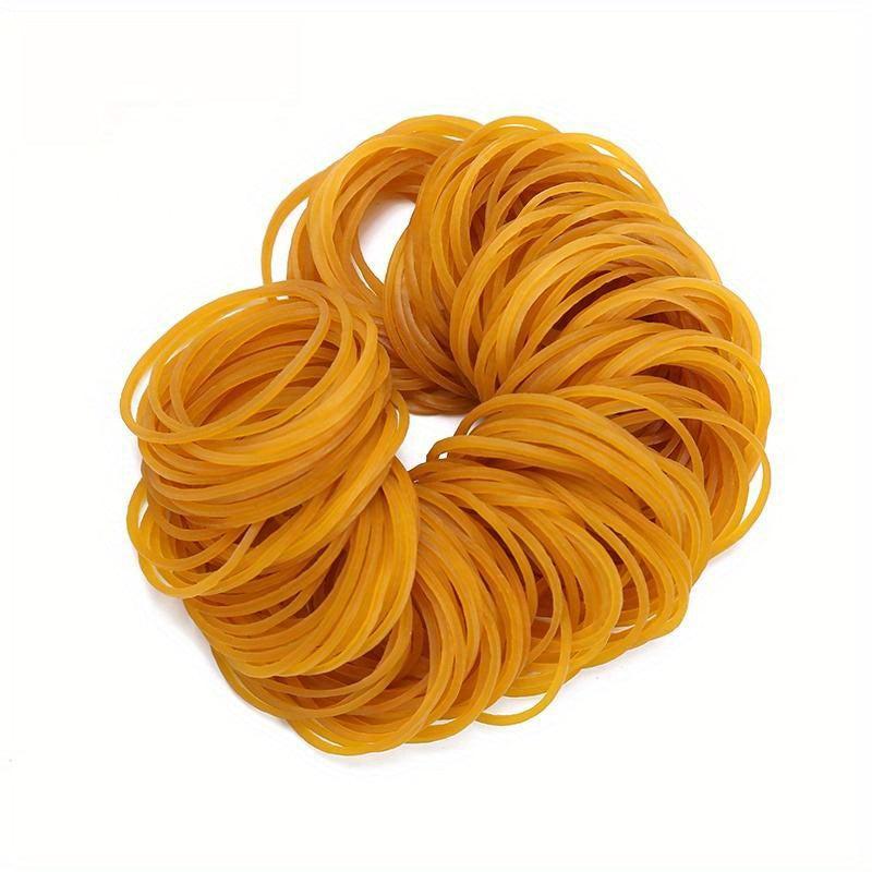 Yellow Rubber Bands 3.81 cm Diameter 180-1800 Pcs School Office Home Stationery