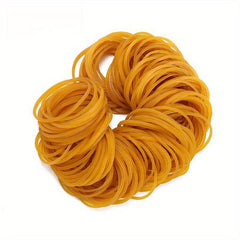 Yellow Rubber Bands 3.81 cm Diameter 180-1800 Pcs School Office Home Stationery