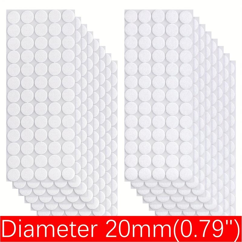 Self Adhesive Hook & Loop Dots 102pairs 15mm 100pairs 20mm Diameter