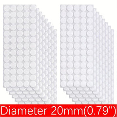 Self Adhesive Hook & Loop Dots 102pairs 15mm 100pairs 20mm Diameter