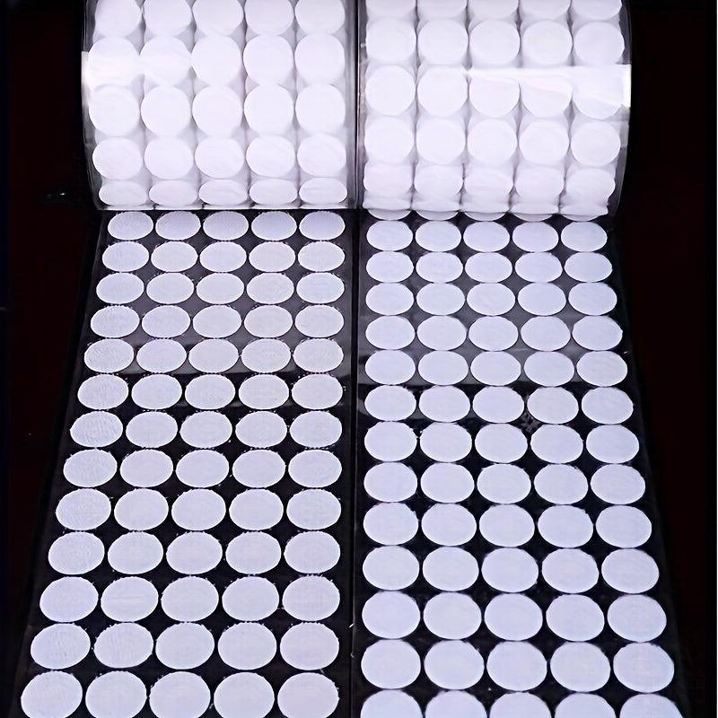Self Adhesive Hook & Loop Dots 102pairs 15mm 100pairs 20mm Diameter