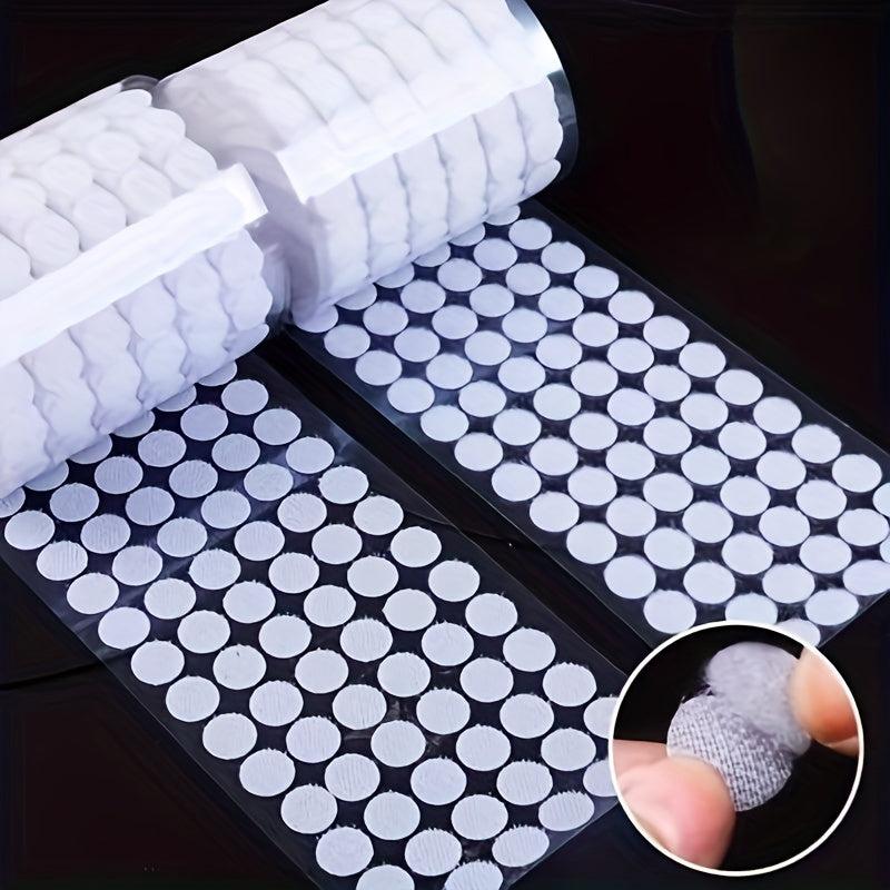 Self Adhesive Hook & Loop Dots 102pairs 15mm 100pairs 20mm Diameter