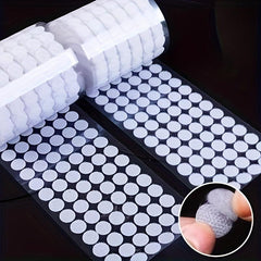 Self Adhesive Hook & Loop Dots 102pairs 15mm 100pairs 20mm Diameter