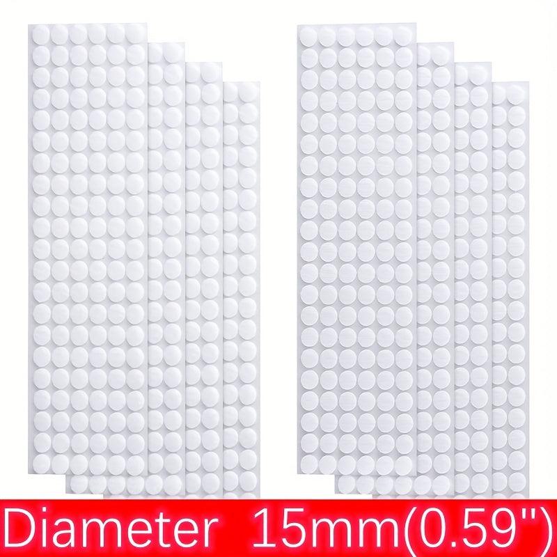Self Adhesive Hook & Loop Dots 102pairs 15mm 100pairs 20mm Diameter
