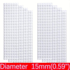 Self Adhesive Hook & Loop Dots 102pairs 15mm 100pairs 20mm Diameter