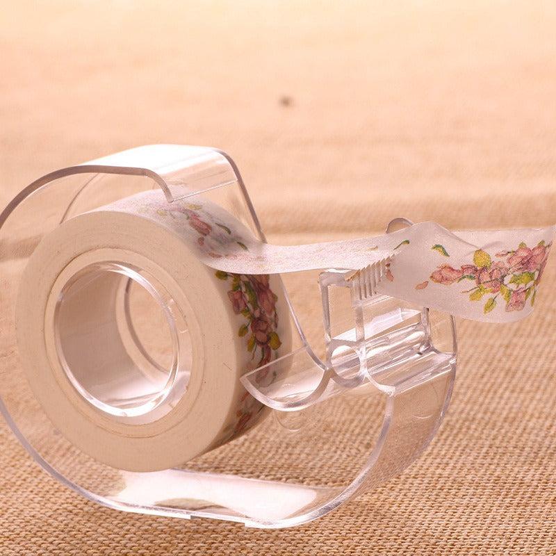 3pcs Mini Transparent Tape Dispenser