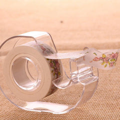 3pcs Mini Transparent Tape Dispenser