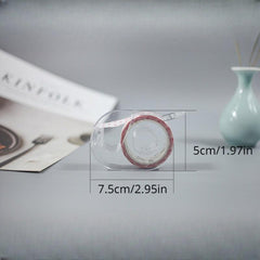 3pcs Mini Transparent Tape Dispenser
