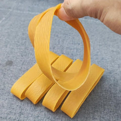 20 Pcs Yellow High Elastic 4.7 Inch Rubber Bands Stretchable Rings