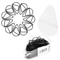 50pcs Water Drop Shape Paper Clips 1.6x2