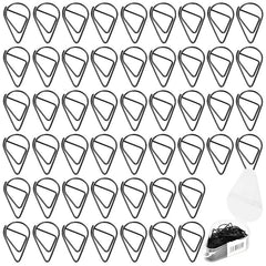 50pcs Water Drop Shape Paper Clips 1.6x2