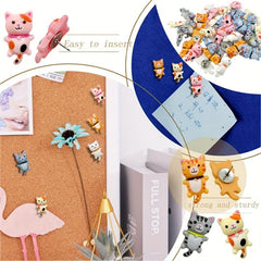 Cat Push Pins Decorative Thumb Tacks For Cork Board Wall Photo Map Pin