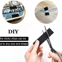 20pcs Adhesive Shackle Strips Double Sided Interlocking Straps