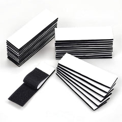 20pcs Adhesive Shackle Strips Double Sided Interlocking Straps