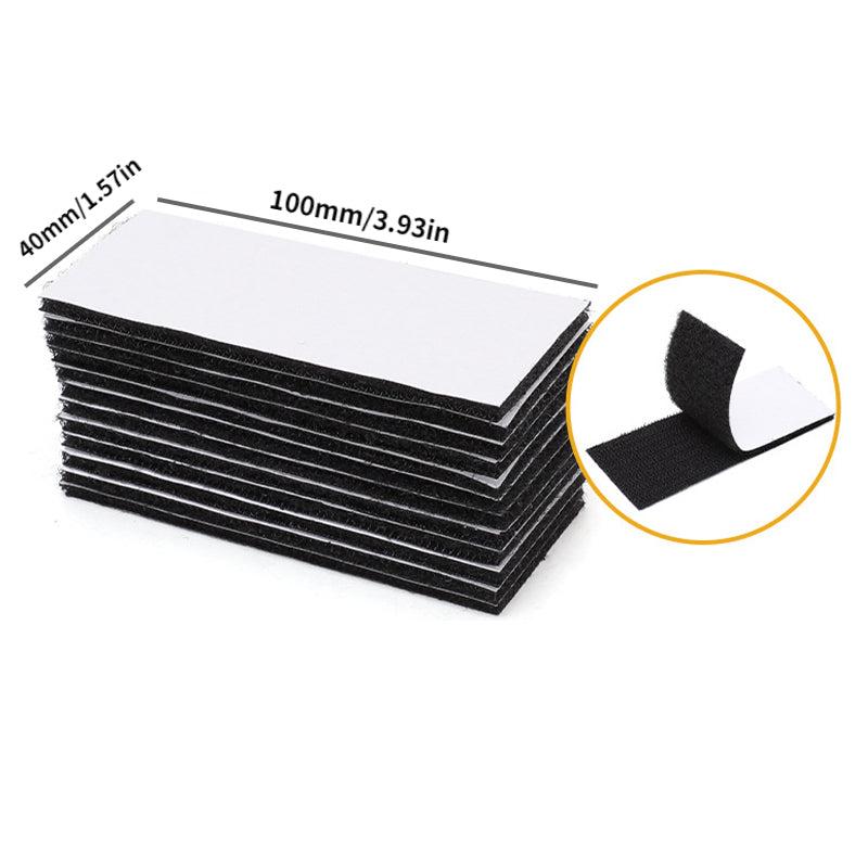 20pcs Adhesive Shackle Strips Double Sided Interlocking Straps