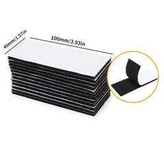 20pcs Adhesive Shackle Strips Double Sided Interlocking Straps