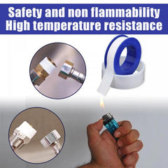 100pcs Faucet Sealing Thread Tape PTFE Roll Plumbing Plumber Fitting