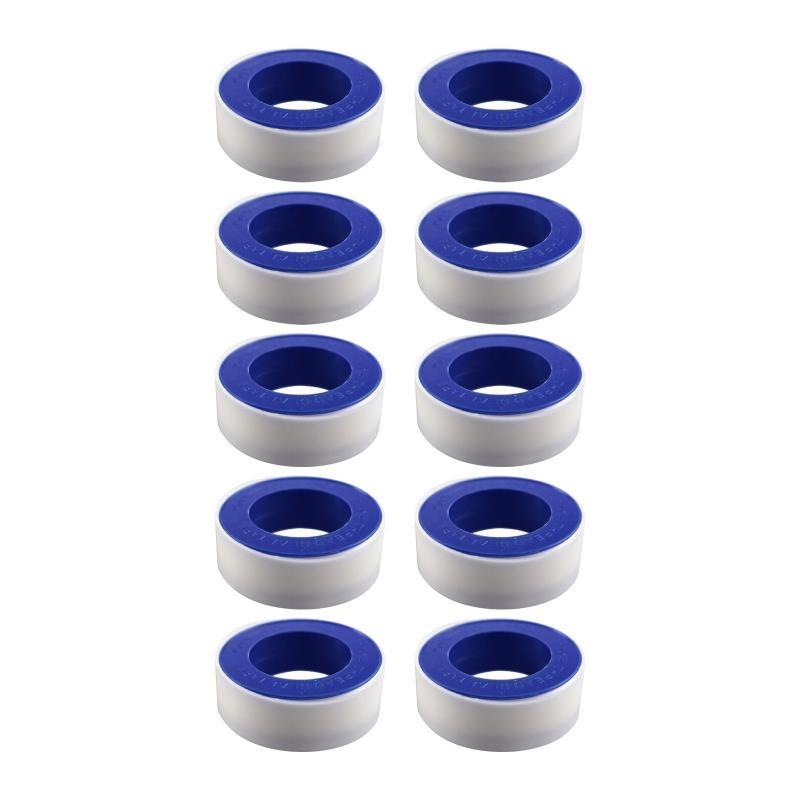 100pcs Faucet Sealing Thread Tape PTFE Roll Plumbing Plumber Fitting