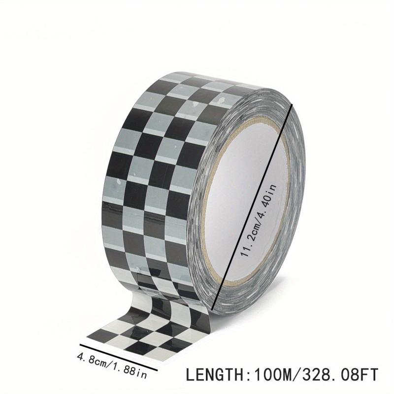 Vintage Plaid Pattern Sealing Tape 4x328 08ft