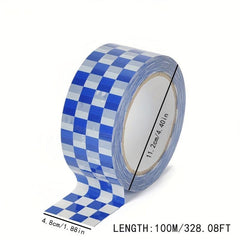 Vintage Plaid Pattern Sealing Tape 4x328 08ft