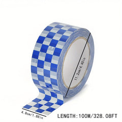 Vintage Plaid Pattern Sealing Tape 4x328 08ft