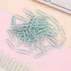 12pcs Macaron Mixed Paper Clip U Shape 50mm 33mm