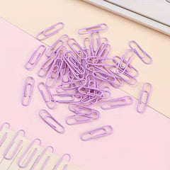12pcs Macaron Mixed Paper Clip U Shape 50mm 33mm
