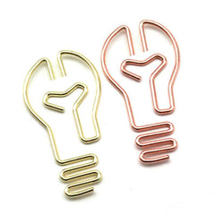 Creative Cartoon Paper Clips Golden Office Clip