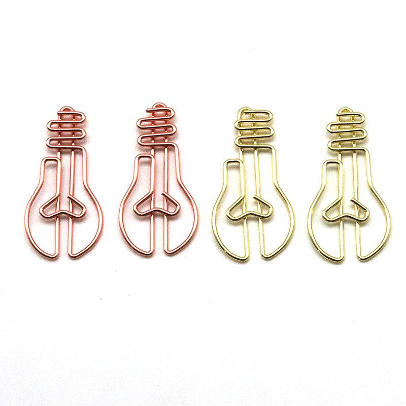 Creative Cartoon Paper Clips Golden Office Clip