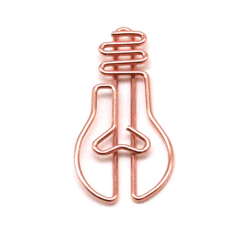 Creative Cartoon Paper Clips Golden Office Clip