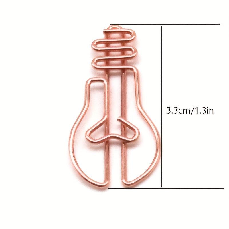 Creative Cartoon Paper Clips Golden Office Clip