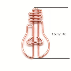 Creative Cartoon Paper Clips Golden Office Clip