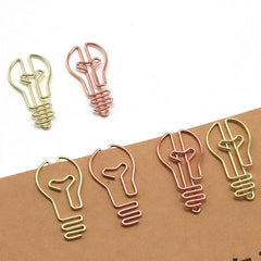 Creative Cartoon Paper Clips Golden Office Clip