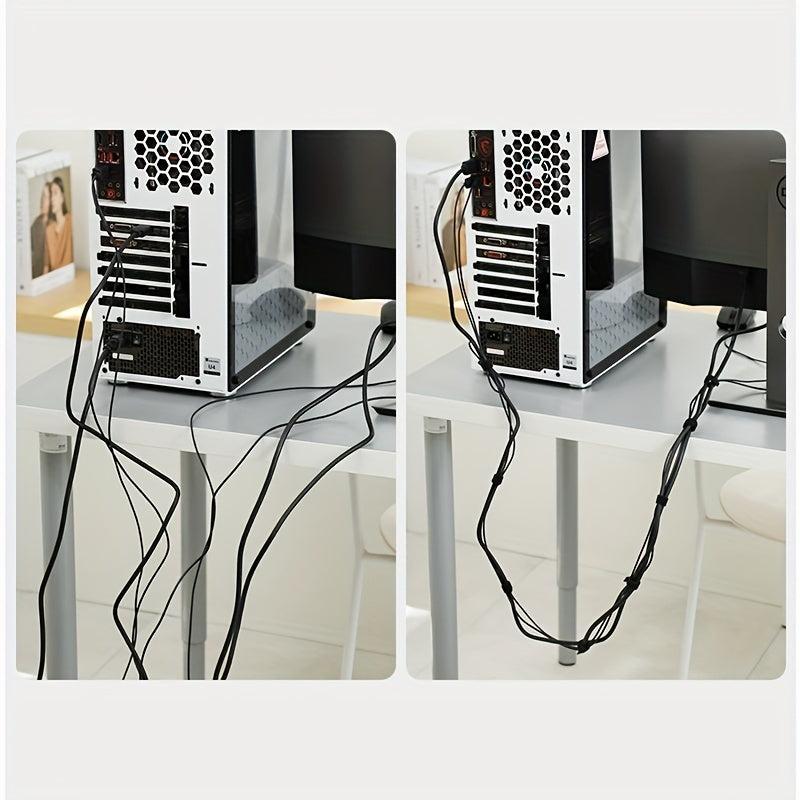 Magic Tape Thread Sticking Data Cable Storage Strap