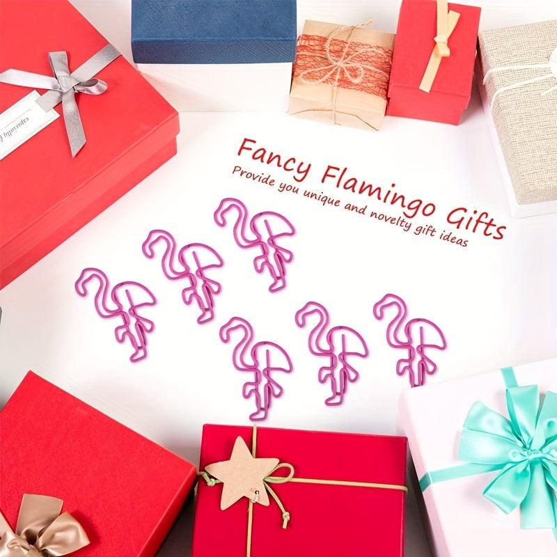 5pcs Flamingo Paper Clips Bookmarks School Wedding Decoration