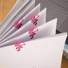 5pcs Flamingo Paper Clips Bookmarks School Wedding Decoration