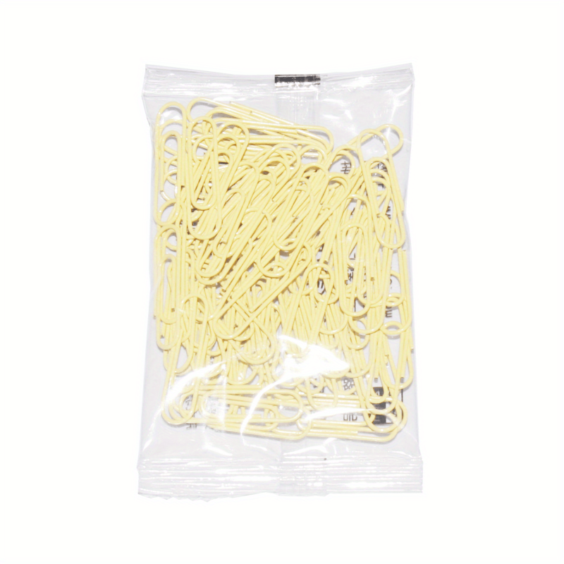 80 Colorful Iridescent Paper Clips for Desk Sparkle