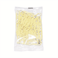 80 Colorful Iridescent Paper Clips for Desk Sparkle