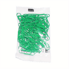 80 Colorful Iridescent Paper Clips for Desk Sparkle