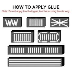 3pcs 12ml Waterproof Nail Glue for Metal Ceramic Glass Bonding