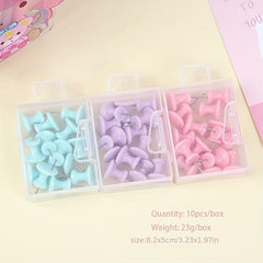 Colorful Macaron Long Tail Clip Set