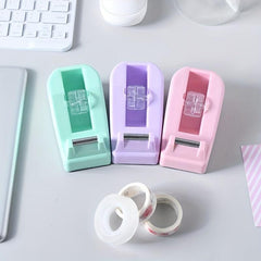 Macaron Mini Tape Dispenser for Office School