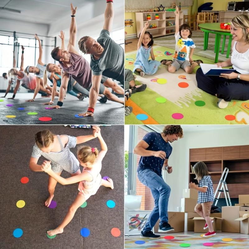 30pcs Carpet Floor Dot Mark Teacher Classroom Seat Mark Student