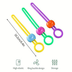 5pcs Silicone Food Bag Sealing Strap Freshness Sealing Clip
