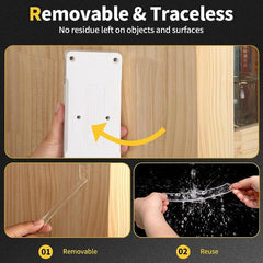 Heavy Duty Clear Double Sided Wall Tape - 2pcs